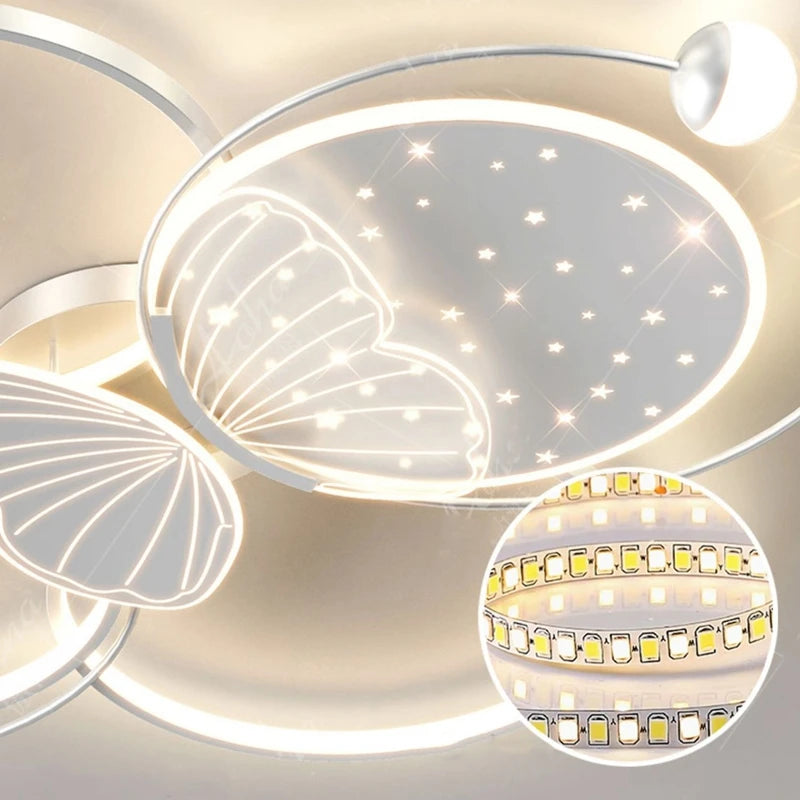 plafonnier led intelligent design moderne pour intérieur 2023 - vue 5 sur 7
