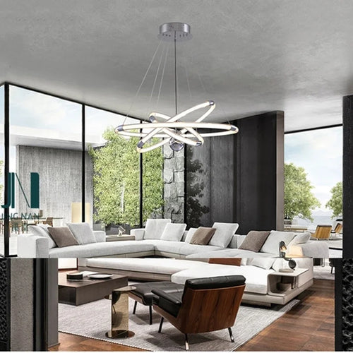 lustre à LED design avec détection de geste pour intérieur - vue 4 sur 12