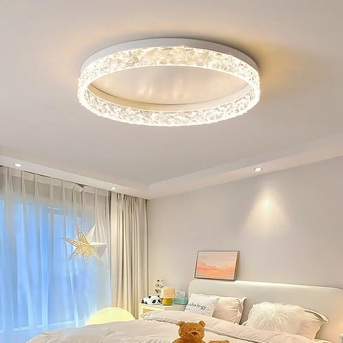 plafonnier nordique moderne à leds réglable et brillant - vue 4 sur 15