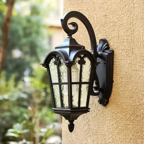 applique murale led vintage en aluminium pour jardin et extérieur - vue 2 sur 8