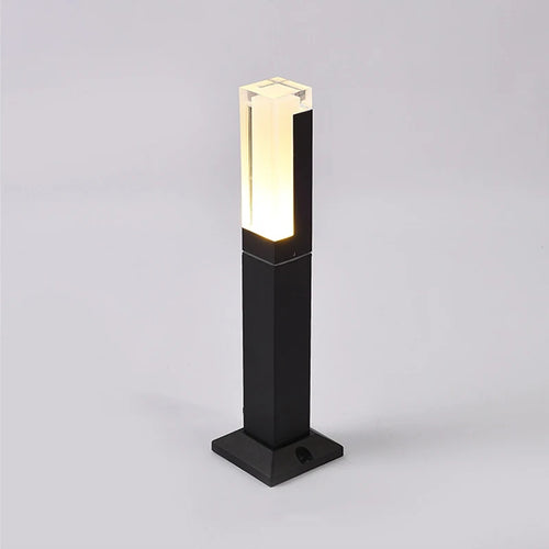 lampe de jardin moderne en aluminium pour éclairage extérieur - vue 3 sur 8