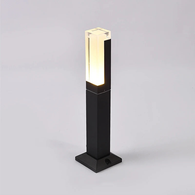 lampe de jardin moderne en aluminium pour éclairage extérieur - vue 3 sur 8