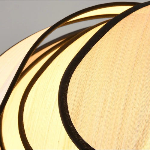 lustre abaca fait main en style rétro français led - vue 5 sur 11