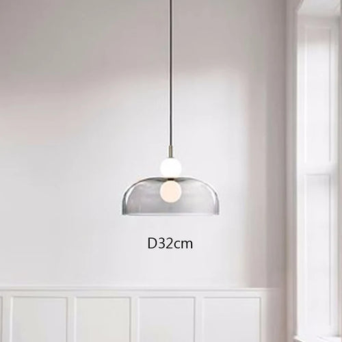 Lampe suspension verre post-moderne couloir décorative - vue 5 sur 15