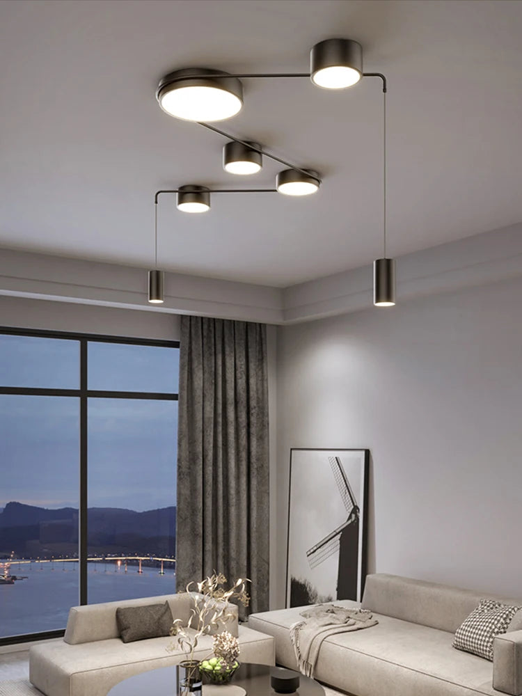 lustre led moderne pour intérieur simple et spécial - vue 3 sur 12