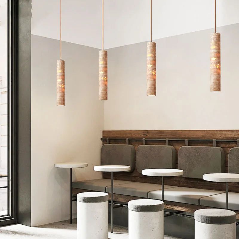 suspension design wabi-sabi en pierre pour ambiance moderne - vue 5 sur 14