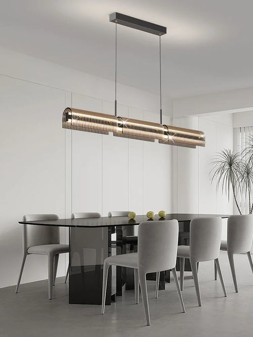 lustre nordique pour éclairage de table et cuisine - vue 3 sur 9