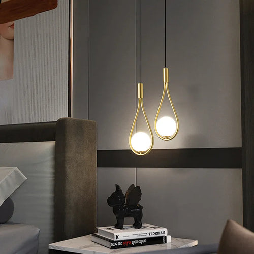 Suspension LED d'intérieur avec cordon G9 - vue 3 sur 9