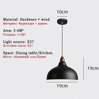 Lustre LED nordique lampes suspendues industrielles luminaire d'intérieur pour salon salle à manger cuisine décor noir blanc suspension