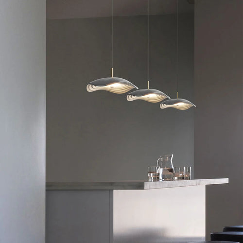lustre d'art moderne minimaliste wabi-sabi pour bar créatif - vue 2 sur 14