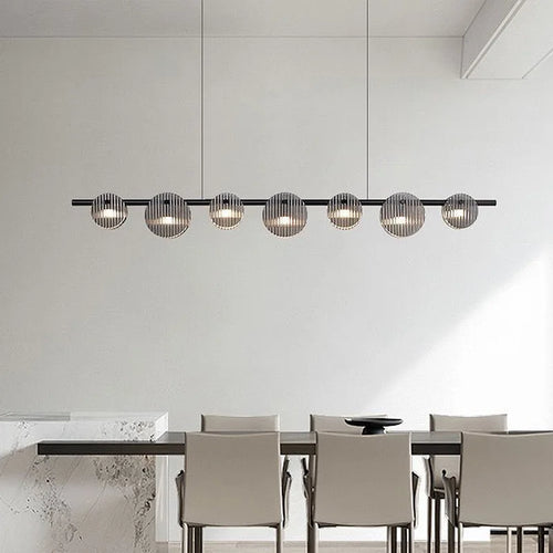 lustre à led moderne style minimaliste pour intérieur - vue 2 sur 9