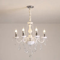 lustre moderne en verre tube incurvé style nordique cristal