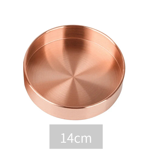 plateau de rangement en acier inoxydable pour bijoux et décorations - vue 15 sur 15