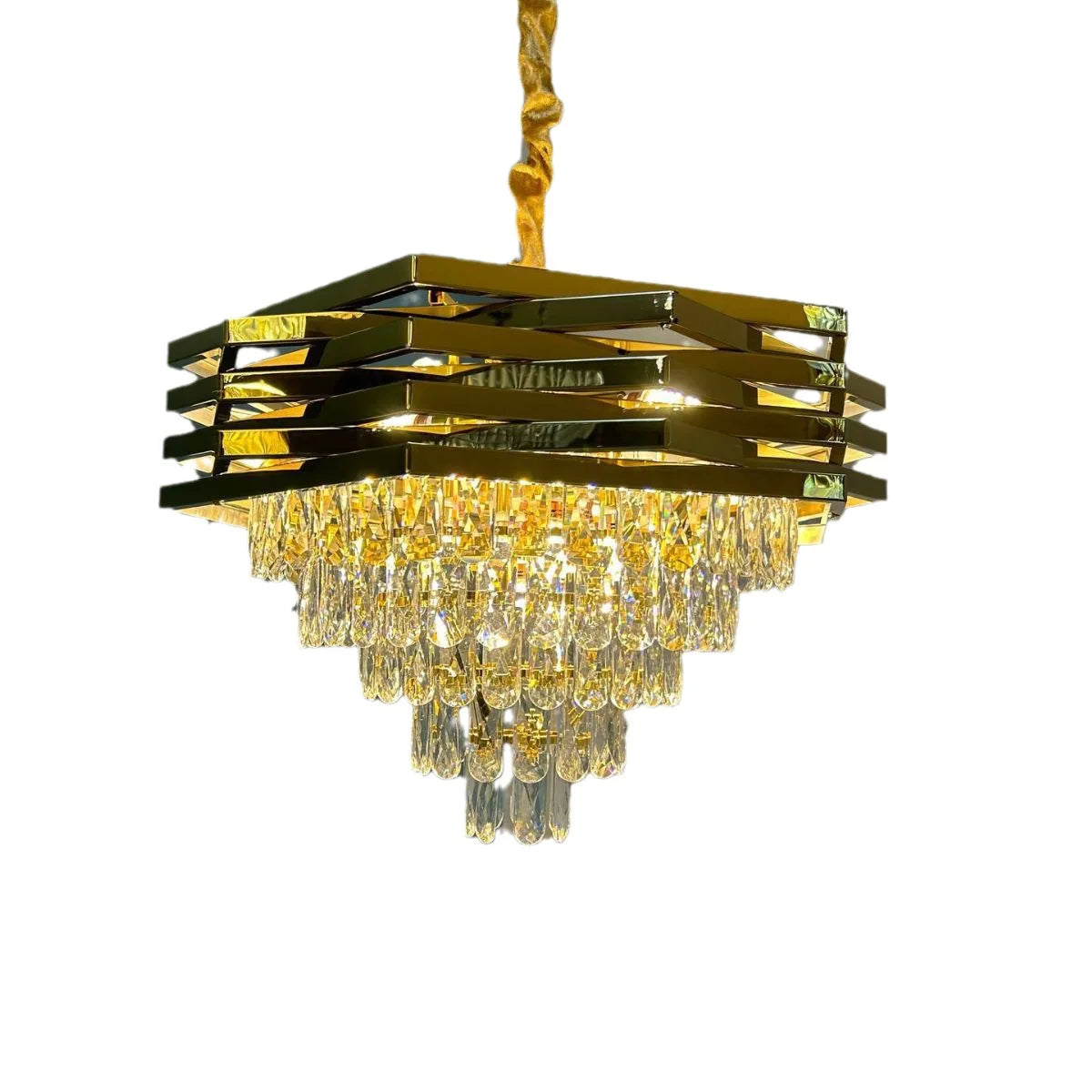 Modern Luxury Creative Living Room LED Pendant Light Nordic Restaurant Crystal Light Bar Counter Decorative Light Fixture - vue 4 sur 8