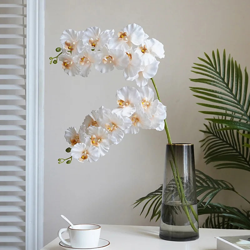 branche d'orchidée artificielle luxe pour décoration et cadeau - vue 2 sur 11