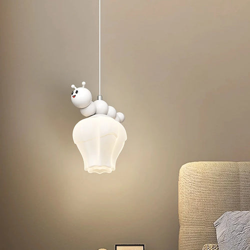 lustre enfant moderne dessin animé chenille planète créatif - vue 4 sur 12