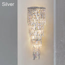 applique murale en cristal pour décoration intérieure moderne