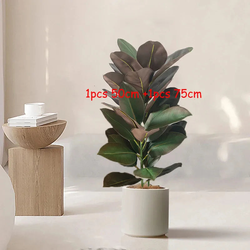 branches artificielles de ficus tropical pour décoration intérieure et extérieure - vue 4 sur 10