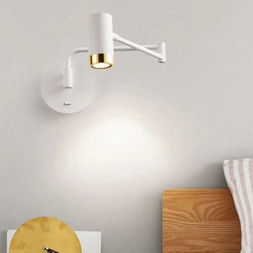 lampe de chevet moderne télescopique design créatif minimaliste - vue 6 sur 10