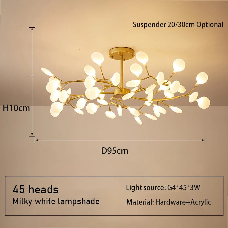 lustre moderne simple design créatif pour décoration intérieure - vue 6 sur 20