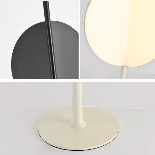 lampadaire led design nordique à lames rotatives pour décoration - vue 6 sur 8