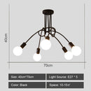 lustre sputnik moderne style industriel pour intérieur élégant