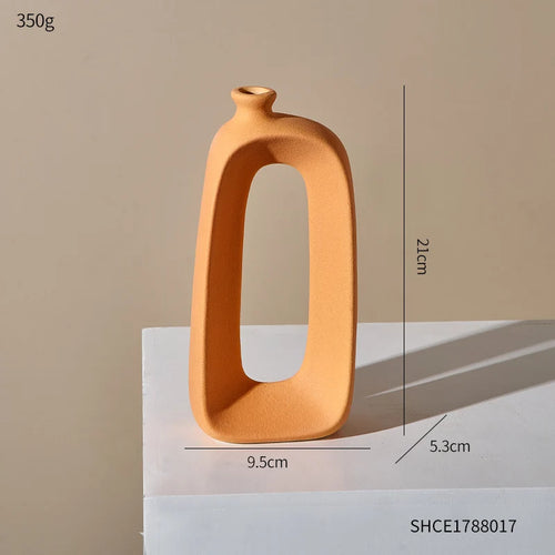 vase moderne en céramique pour décoration intérieure et extérieure - vue 13 sur 13