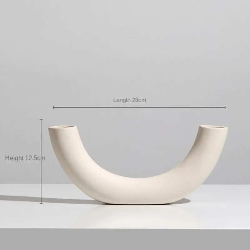vase en céramique moderne pour fleurs séchées décoration intérieure - vue 13 sur 16