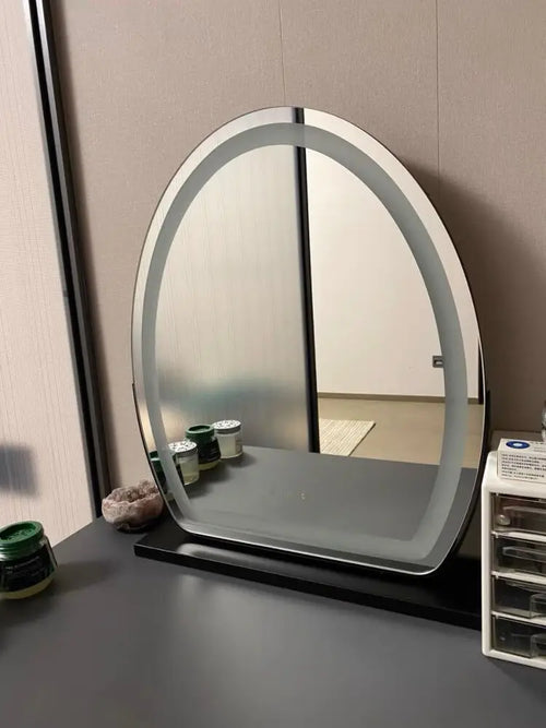 miroir de courtoisie éclairé avec capteur tactile et éclairage dimmable - vue 4 sur 15