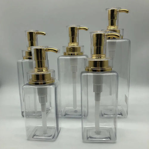 lot de flacons à pompe pour cosmétiques voyage 300 à 750 ml - vue 5 sur 5