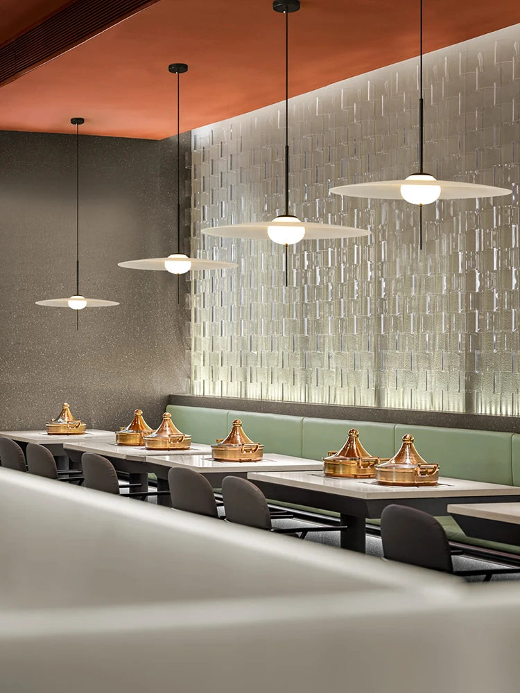 lustre moderne danois design ufo pour ambiance luxueuse - vue 5 sur 8