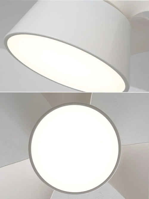 lustre moderne à led avec ventilateur pour intérieur - vue 7 sur 10