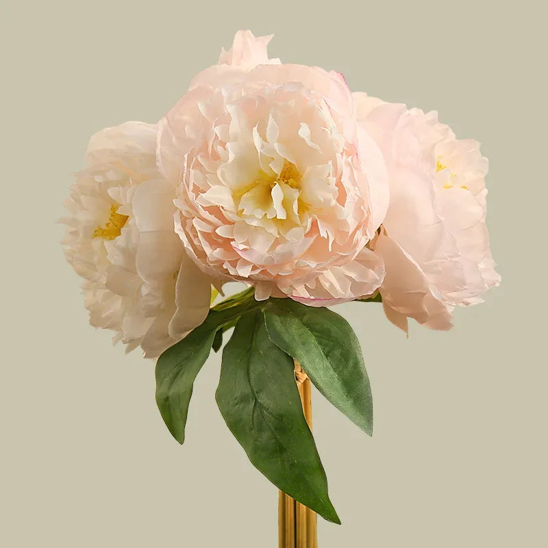 bouquet de pivoines en soie pour décoration élégante intérieure - vue 7 sur 7
