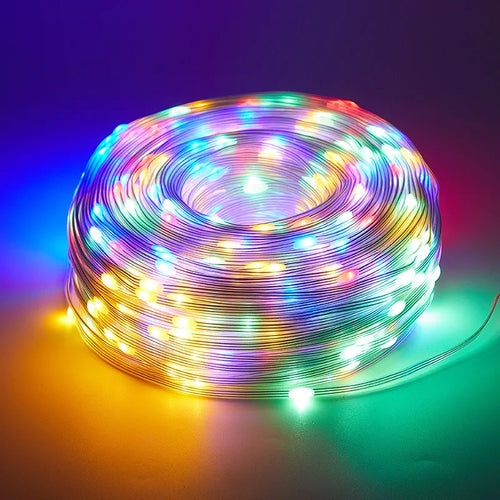 guirlande lumineuse usb noël rgbic télécommande musique étanche - vue 3 sur 6