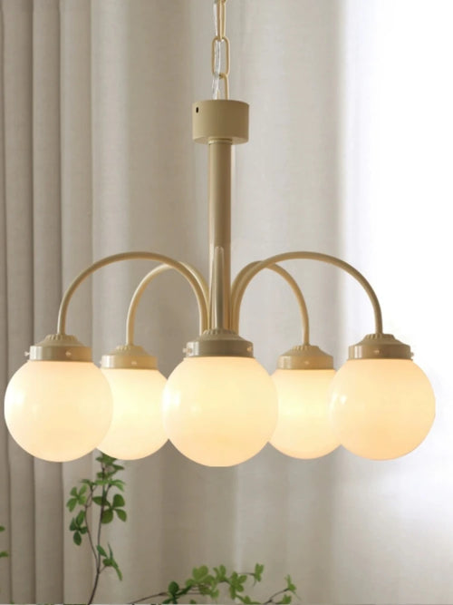 lustre en verre rétro pour un intérieur nordique élégant - vue 3 sur 8