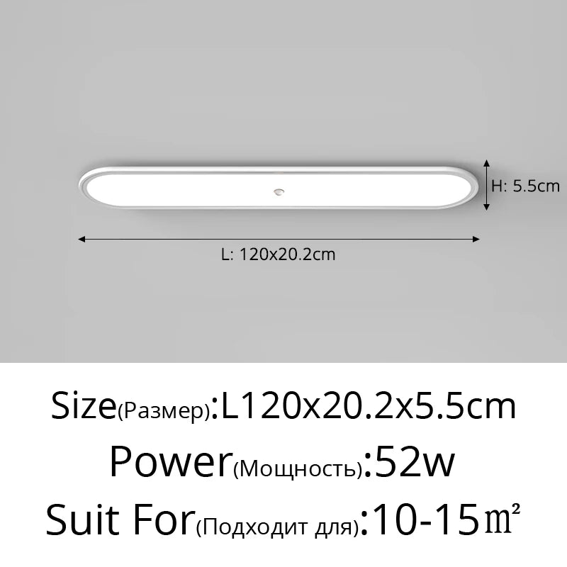 plafonnier led ultra-mince avec capteur de corps humain - vue 14 sur 20