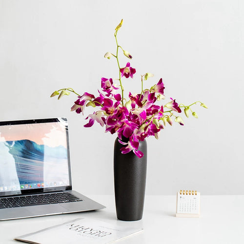 vase en céramique moderne pour arrangement floral décoratif - vue 6 sur 8
