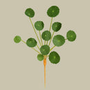plante artificielle décoration verte feuilles lotus pour intérieur et extérieur