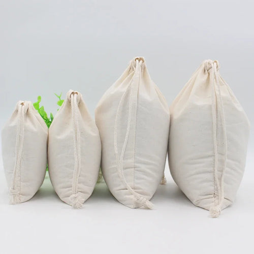 sac de rangement en coton avec cordon de serrage personnalisé 20 pièces - vue 3 sur 6