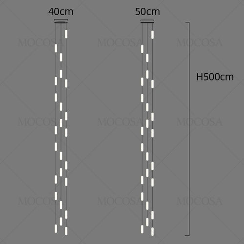 lustre à led moderne pour éclairage suspendu élégant - vue 13 sur 13