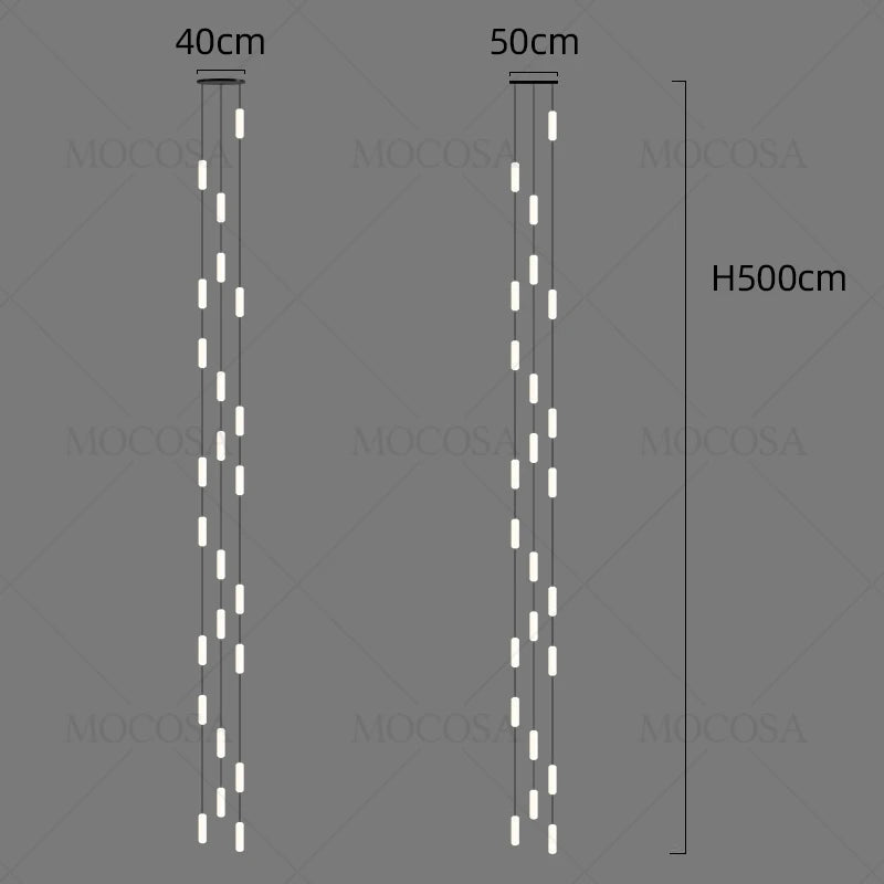 lustre à led moderne pour éclairage suspendu élégant - vue 12 sur 13