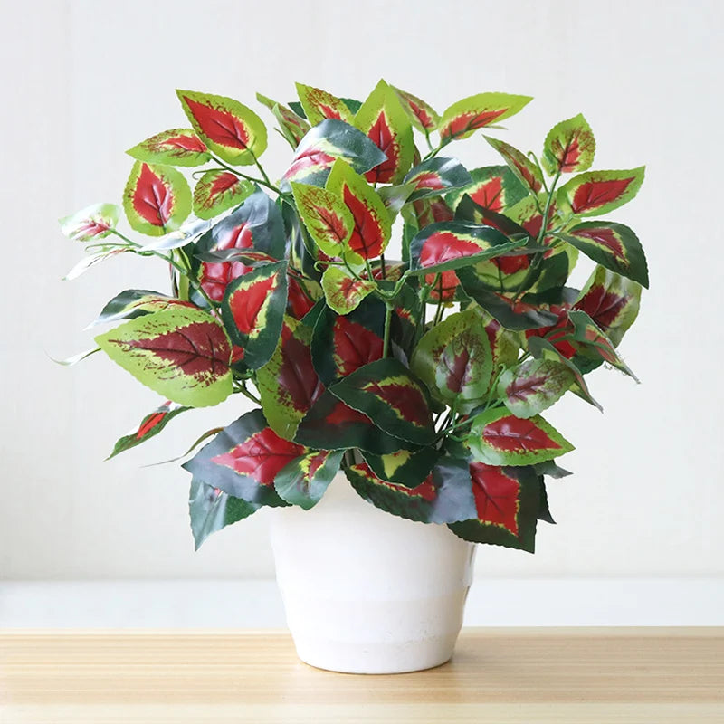 plantes artificielles en plastique pour décoration intérieure et bureau - vue 3 sur 9