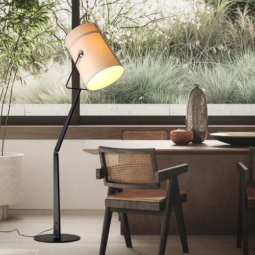 lampadaire led rotatif au design italien moderne - vue 4 sur 8