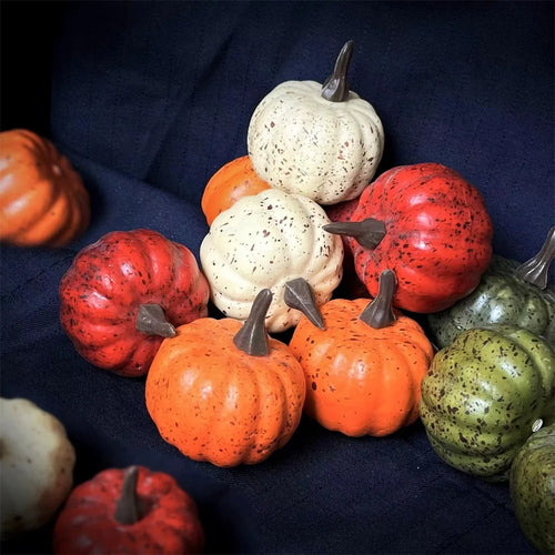 petite citrouille décorative pour halloween et fêtes artisanat - vue 10 sur 12