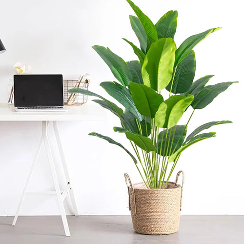 plantes artificielles palmier tropical faux pour décoration intérieure extérieure - vue 5 sur 6