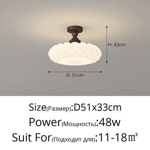 plafonnier créatif rétro style médiéval pour chambre enfant - vue 12 sur 12