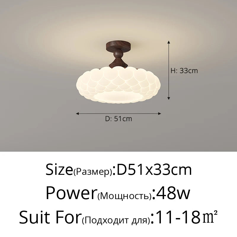 plafonnier créatif rétro style médiéval pour chambre enfant - vue 12 sur 12