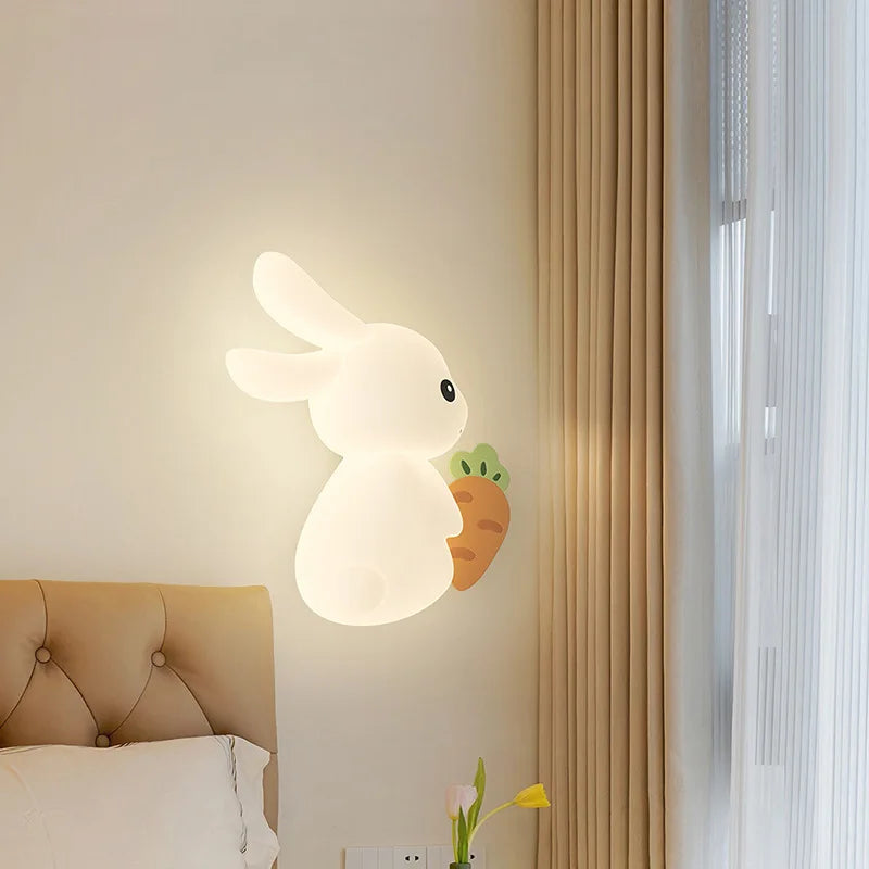 applique murale lapin mignon pour chambre d'enfant créative et ludique - vue 4 sur 9