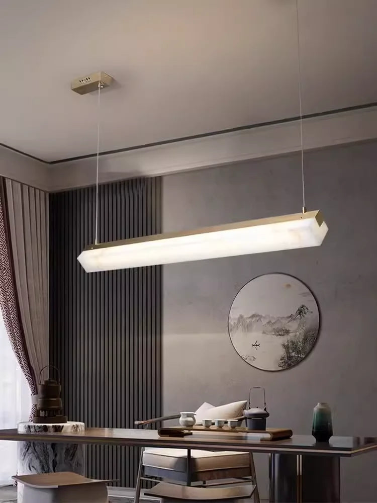 lampe de luxe en cuivre pour salon bar restaurant et bureau - vue 4 sur 10