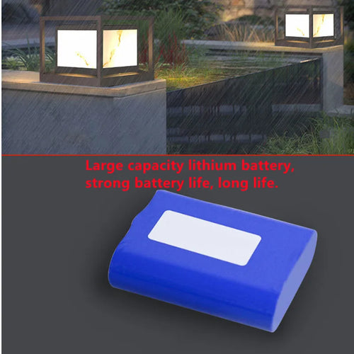 lampe LED solaire moderne pour décoration d'extérieur luxueuse - vue 5 sur 14
